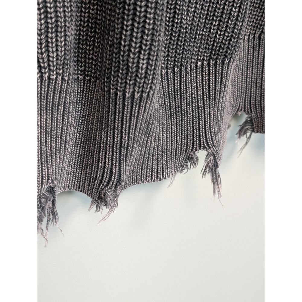 Streetwear Whimsigoth Hipster Young Fabulous And Broke Gray Sweater Size M/L - Picture 9 of 10